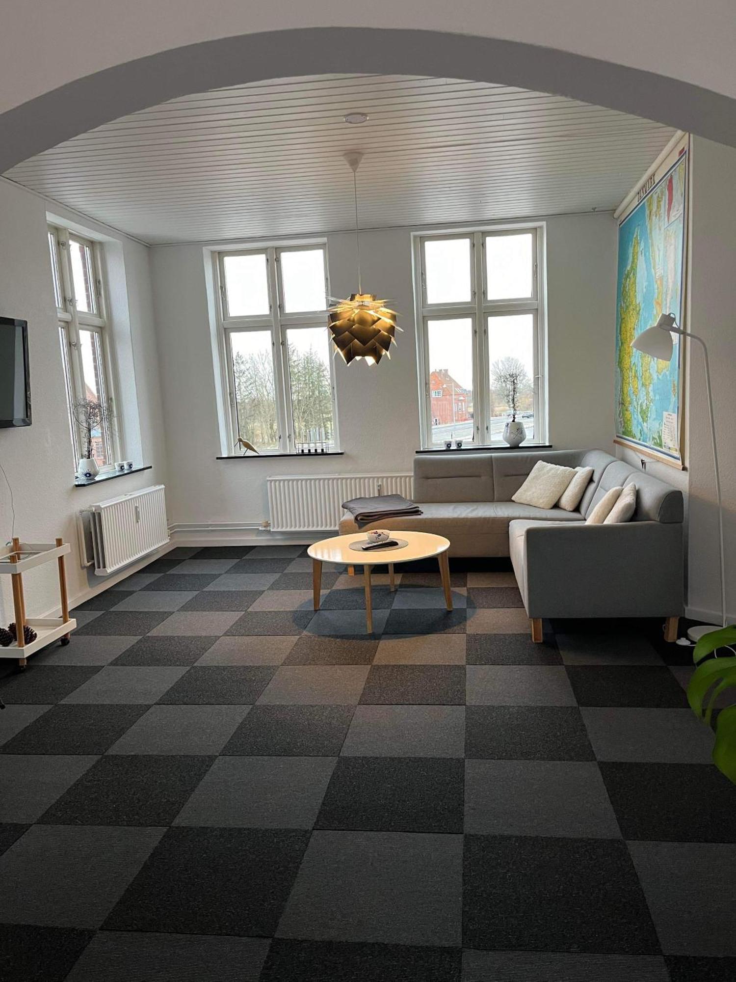Appartamento Tonders Bedste Udsigt Et Vaerelse Stue Spisestue Kokken Badevaerelse Esterno foto